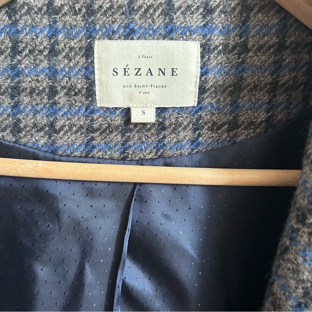 🇫🇷 Sézane Will Jacket Edinburgh Tile - image 5